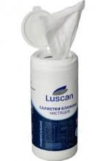 картинка Салфетки чистящие для мониторов Luscan  в тубе