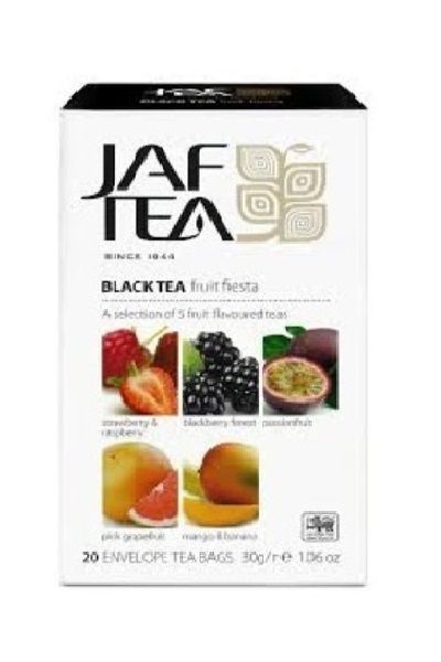 картинка Чай JAF черный ассорти Фруктовая Фиеста Ассорти пакетики 20х1,5г